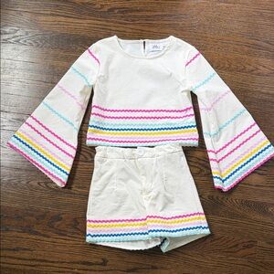 Kids Colorful Striped Matching Set